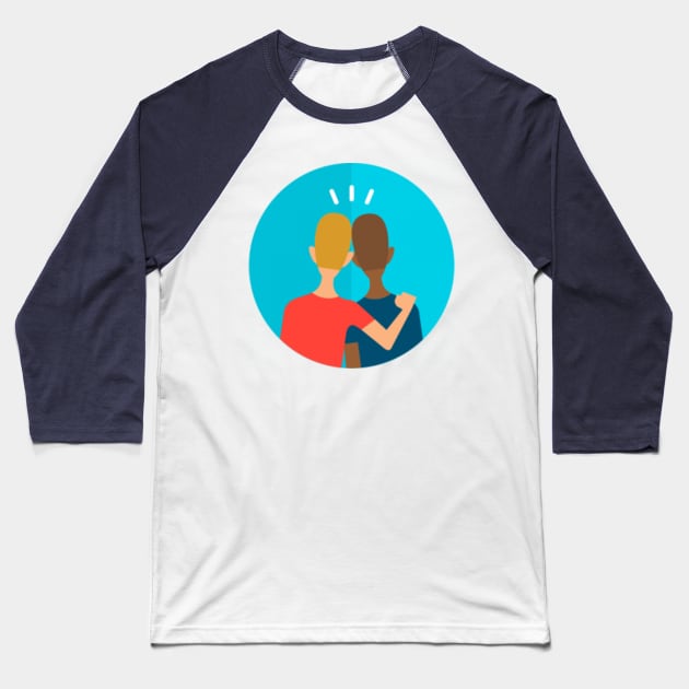 Friendship Special Baseball T-Shirt by Sanjay_957